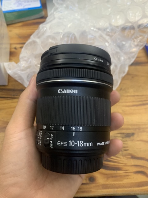 Canon 10-18 Stm lens góc rộng lấy nét nhanh êm