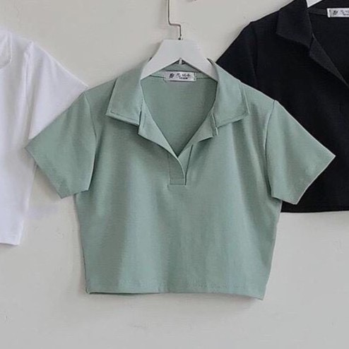 Áo croptop nhiều màu dáng basic
