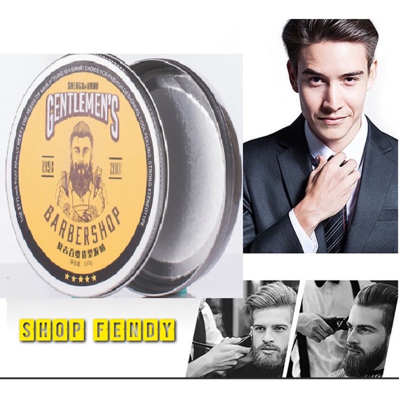 Sáp Vuốt Tóc Giữ Nếp Tóc Barber 100g/Hộp Tạo Kiểu Tóc Sành Điệu
