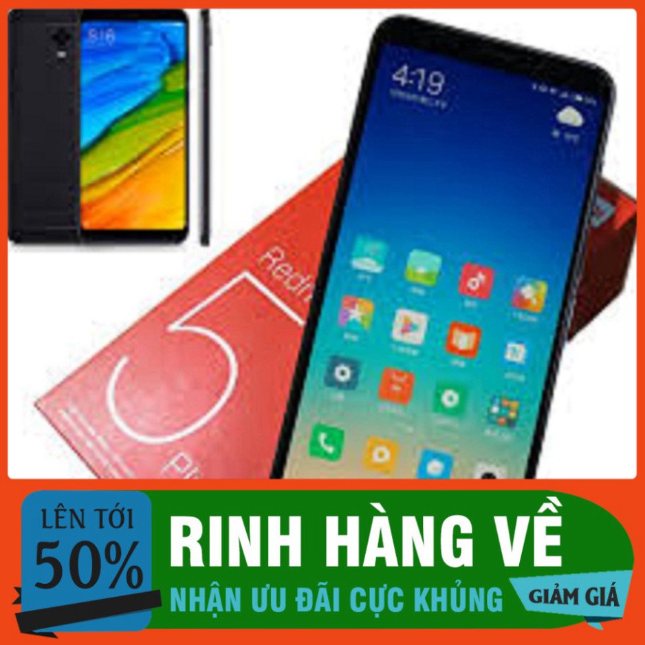 HẾT CỠ GIÁ điện thoại Xiaomi Redmi 5 Plus 2sim ram 4G/64G mới zin Chính hãng, Có tiếng Việt ???