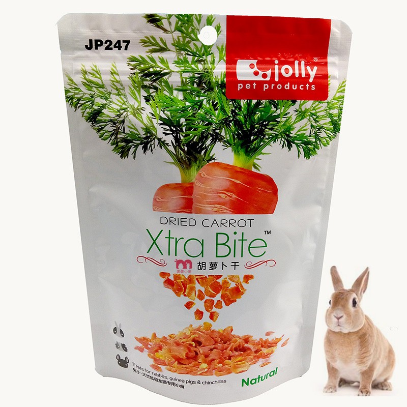 cà rốt sấy Jolly dành cho sóc/nhím/hamster/thỏ/bọ