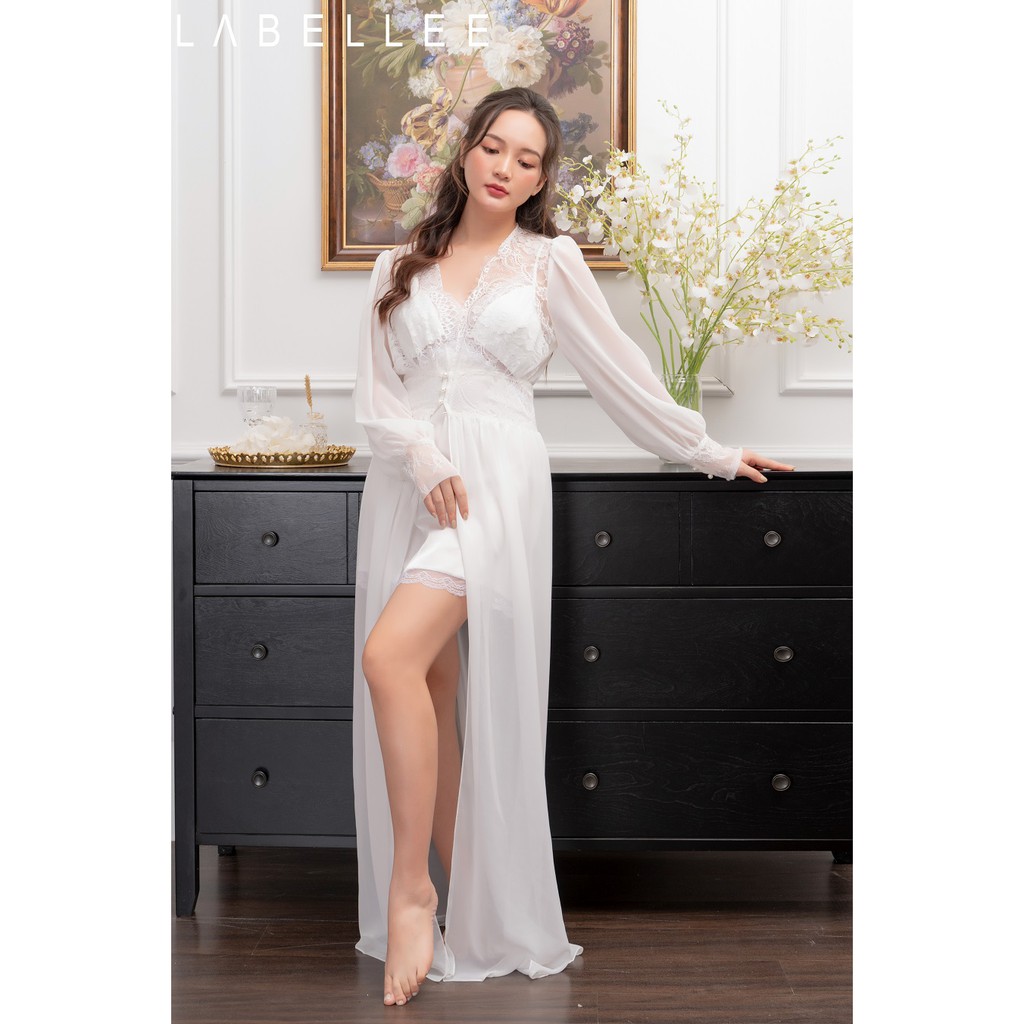 Áo choàng voan phối ren dáng dài LABELLEE - ACV03 | BigBuy360 - bigbuy360.vn