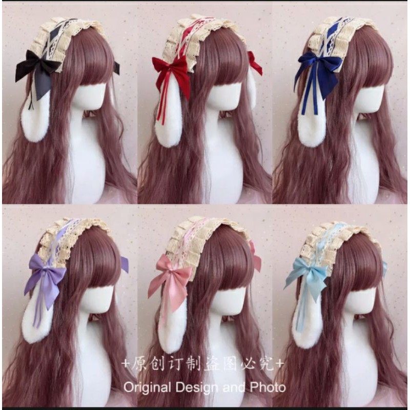 Băng đô Tai Thỏ Phong Cách Lolita