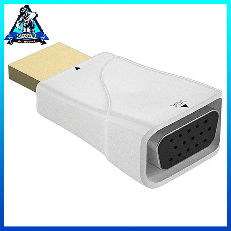 [Fitslim] HDMI-compatible To VGA Adapter HDMI-compatible Adapter Cable VGA Adapter
