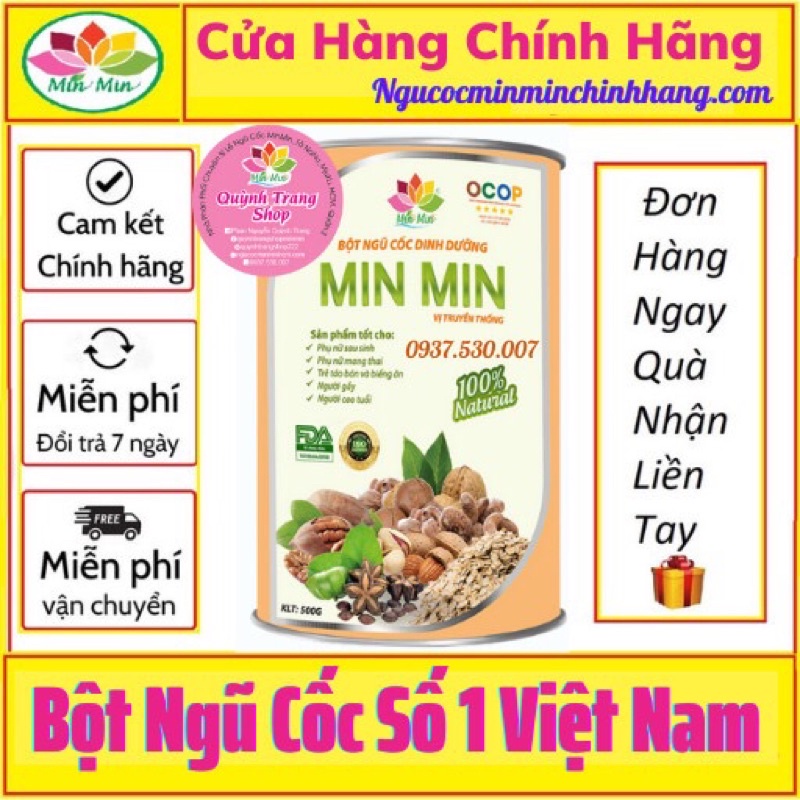 Ngũ Cốc Lợi Sữa Min Min_DINH DƯỠNG CHO MẸ BẦU _SIÊU LỢI SỮA SAU SANH.