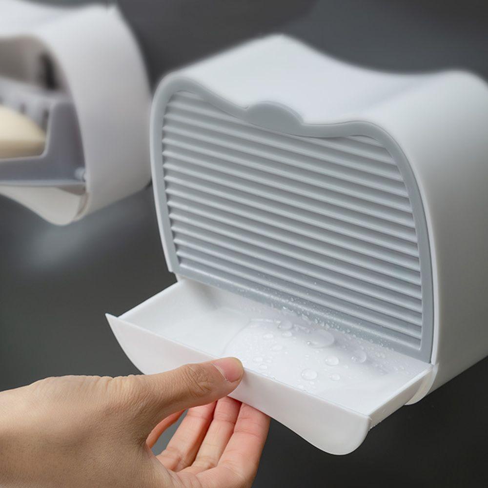 Khay Đựng Xà Phòng Dán Tường Không Cần Đục Lỗ Thoát Nước Tiện Dụng Mang Theo Du Lịch