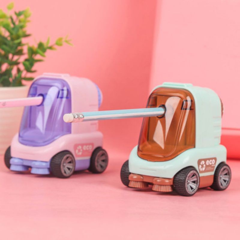 Gọt bút chì quay tay không làm gãy chì, đủ mẫu siêu cute