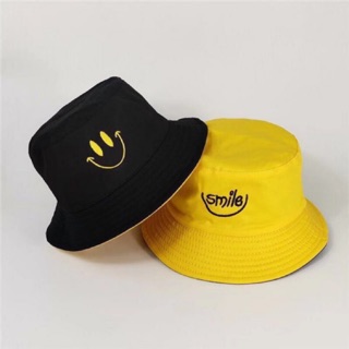 Nón Bucket 2 mặt -Smile ❤ Mũ bucket CUTE 2 màu , 2 mặt người lớn Vịt Tik tok
