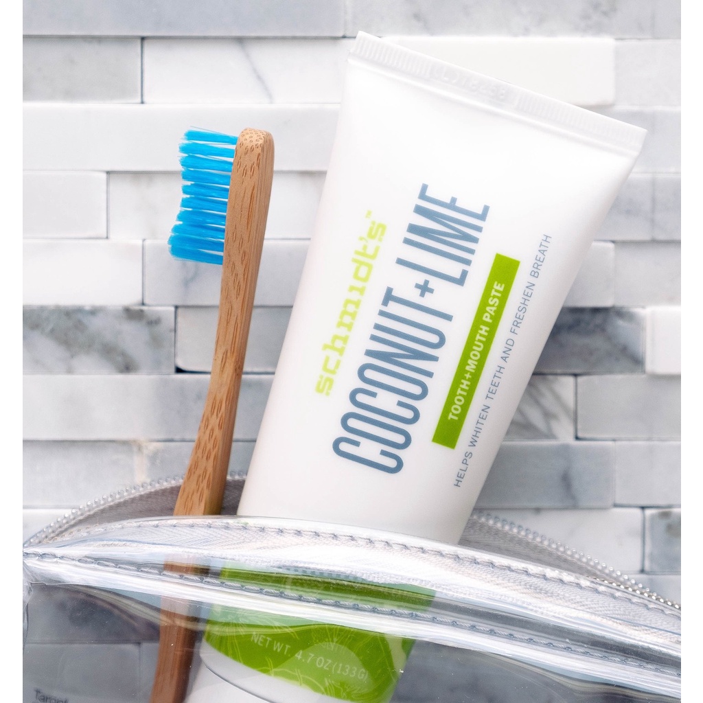 [Răng Miệng] Kem Đánh Răng Hữu Cơ Schmidth's Coconut Lime 133Gr