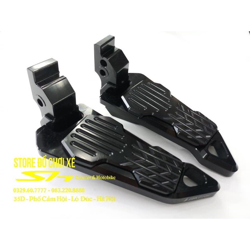 Gác chân sau biker hàng thép Cnc cực sịn Sh 2012-2021