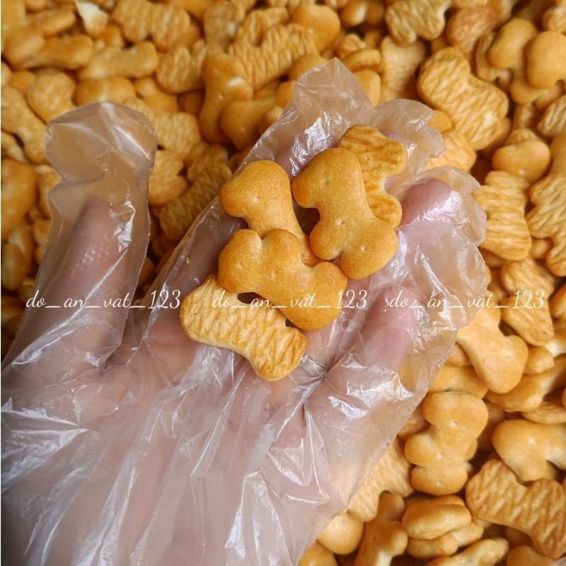Gói 150g bánh quy bơ sữa vị mặn nhẹ hình thú giòn thơm