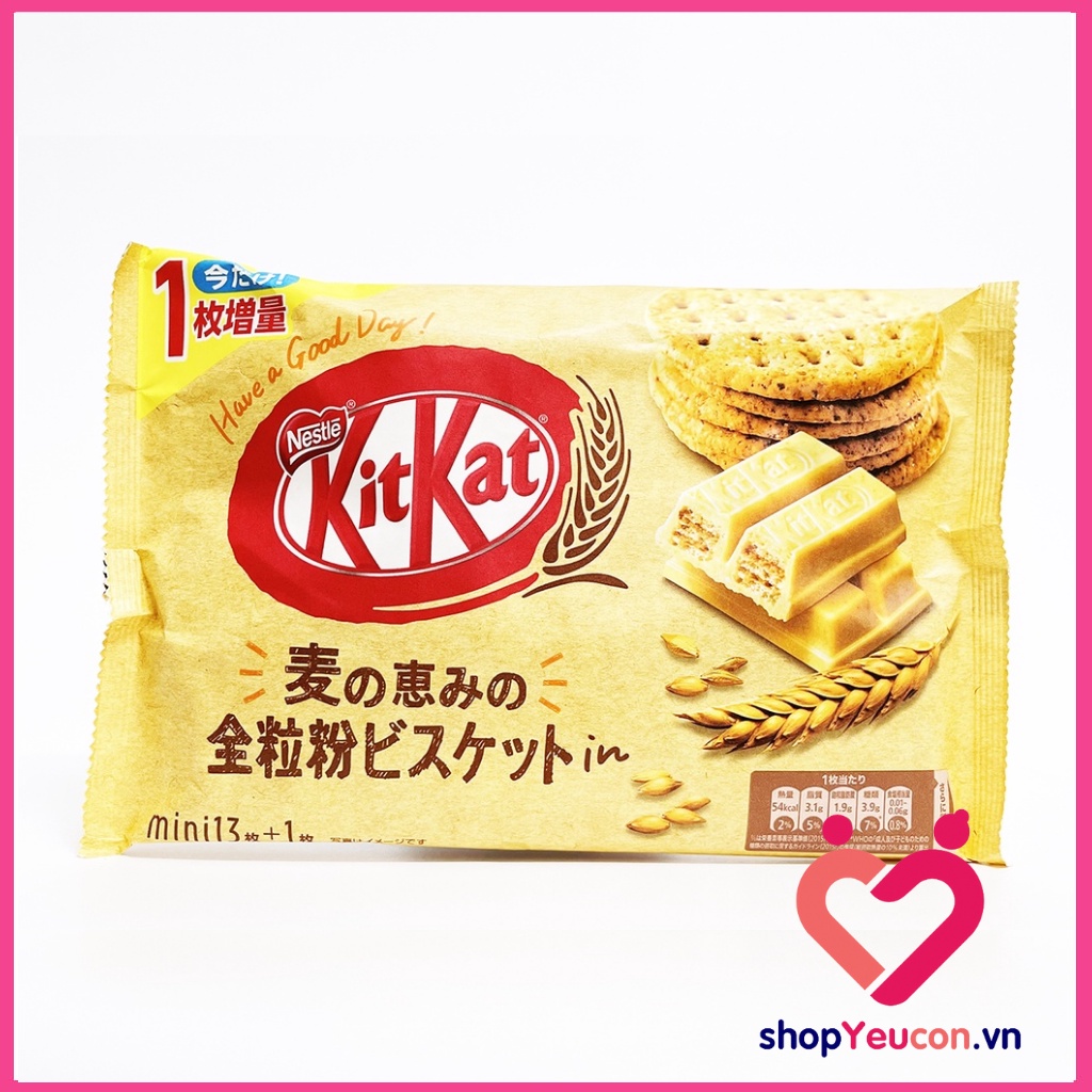 Bánh kitkat Nestle đủ vị, kitkat nhật bản bịch 12 gói [HSD T8/2022]