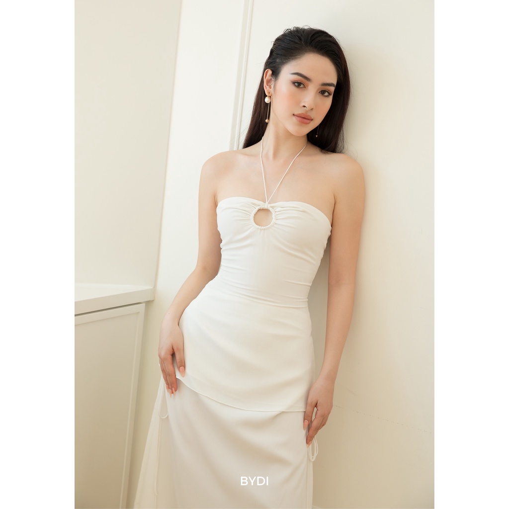 Áo kiểu thiết kế cúp ngực cột dây tiểu thư sang chảnh | LEIA TOP