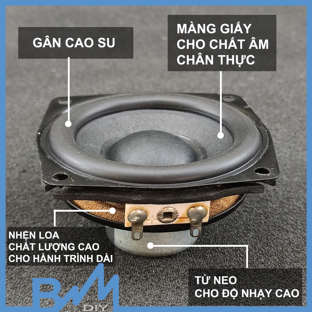 Loa mid bass từ neo 2.5inch 15W chất lượng