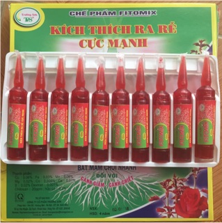 Hộp 10 ống Fitomix- Kích rễ cực mạnh, bật mầm chồi nhanh