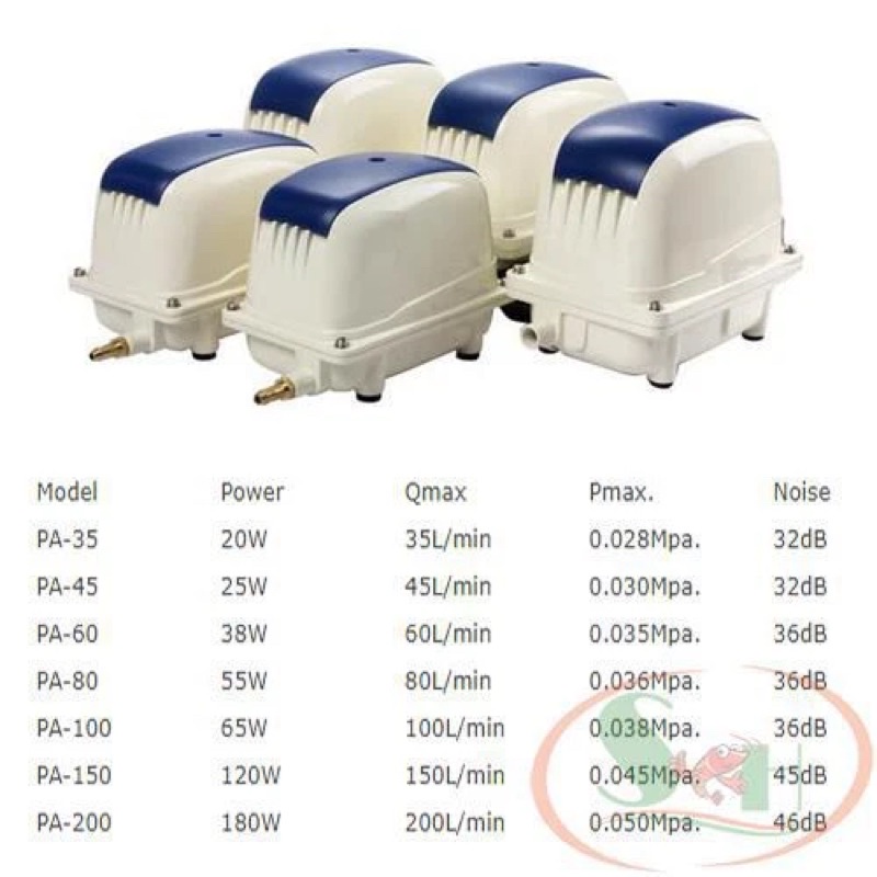 MÁY OXY HỒ CÁ JECOD PA-100