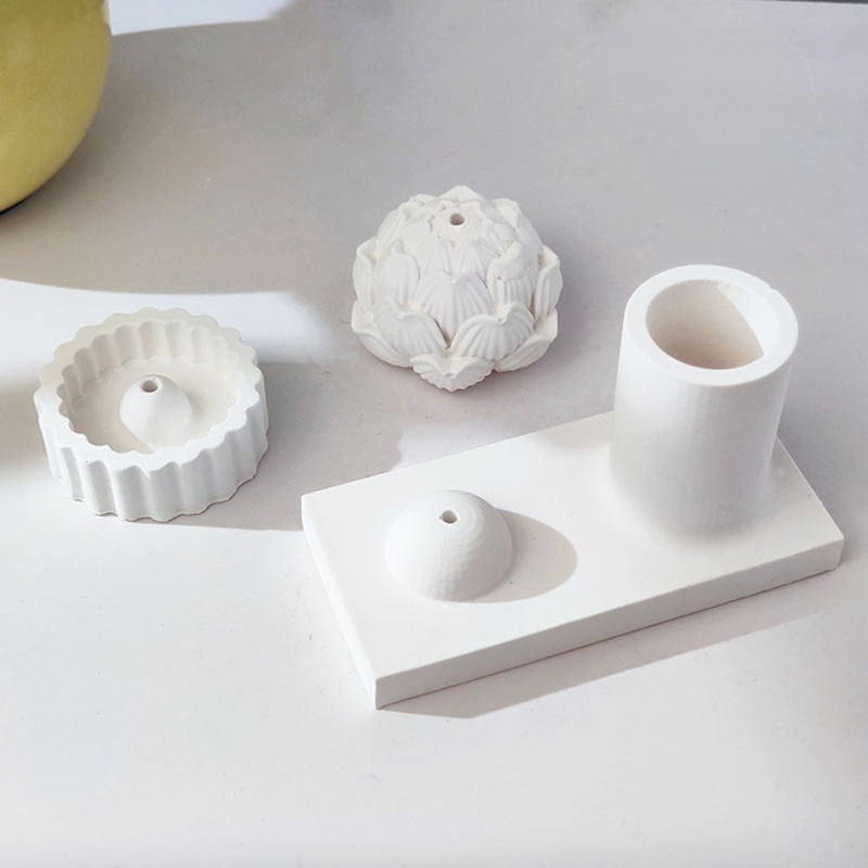 Khuôn Silicon Làm Giá Đỡ Bình Đốt Trầm Hương DIY Cr