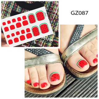 Miếng dán móng chân - Nail Wraps (22 miếng dán khô)