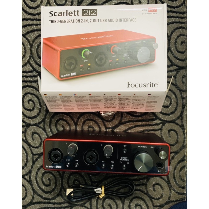 Focusrite Scarlett 2i2 USB Audio Interface