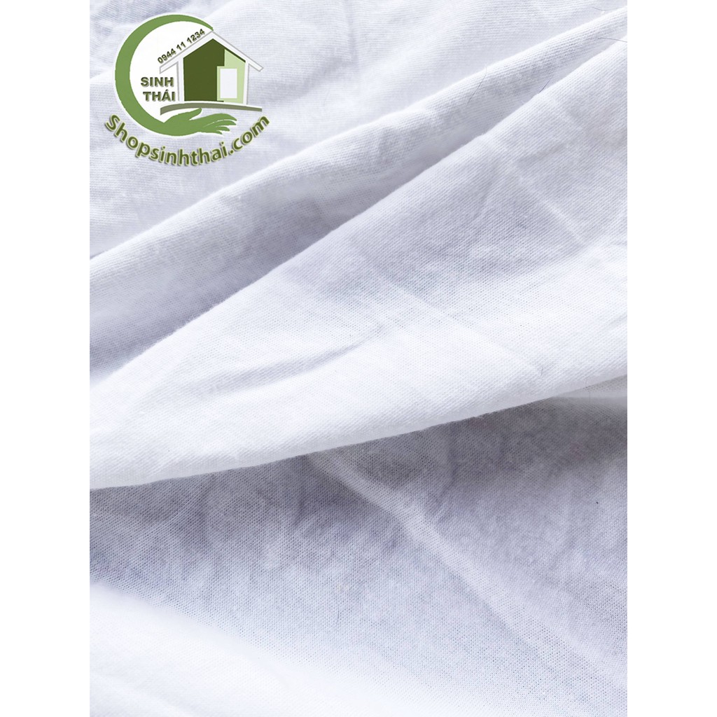 Vải thun co giãn màu trắng