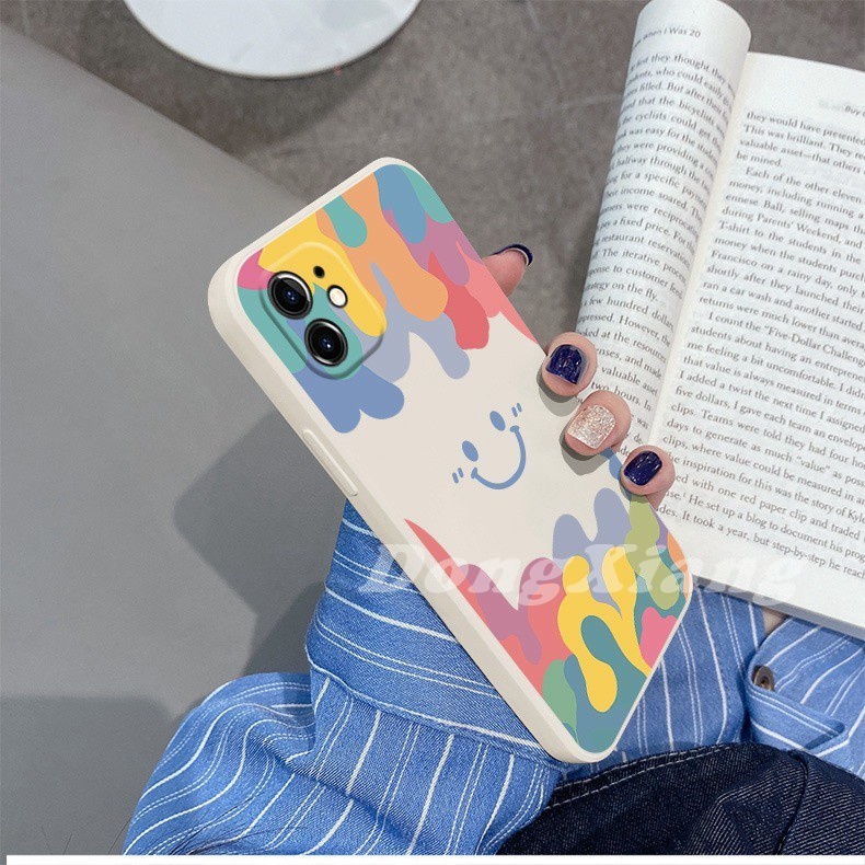 Ốp điện thoại TPU in hình mặt cười cho Redmi Note 10s Note10Pro Note 10 9t X3Nfc M3 Note9S Note9 Note8