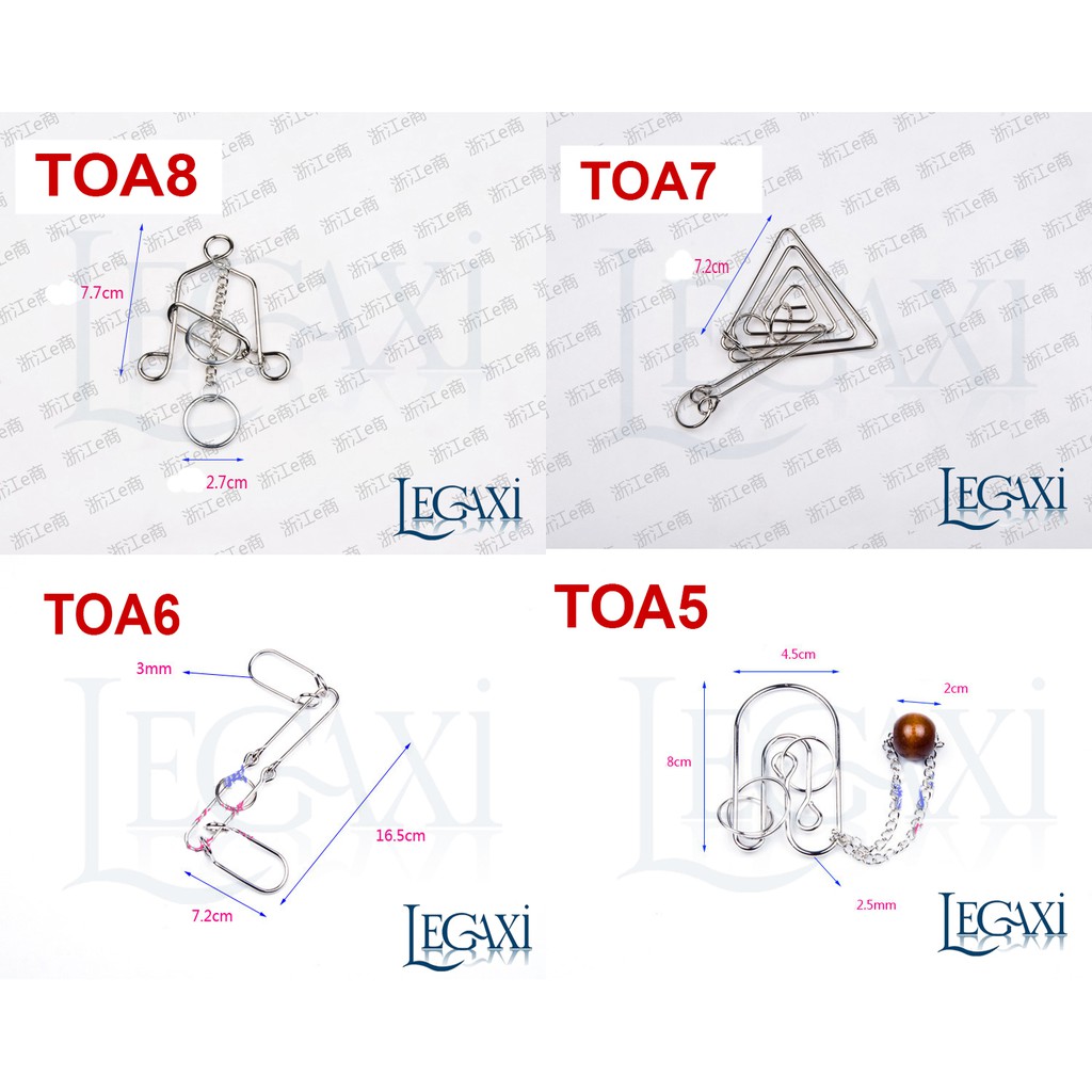 Móc khóa IQ Tháo Lắp Rèn Luyện Trí Tuệ