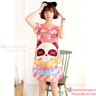Đầm ngủ gấu trúc siêu dễ thương  DN43