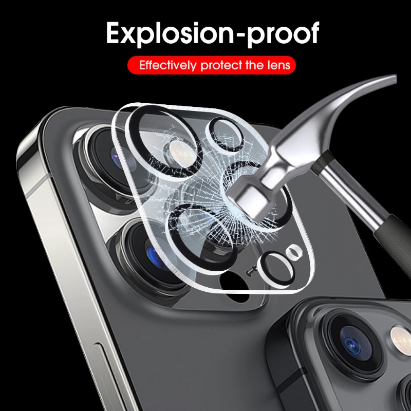 Kính Cường Lực HD Bảo Vệ Ống Kính Máy Ảnh Sau Cho IPhone 14 / 14 Plus / 14 Pro / 14 Pro Max