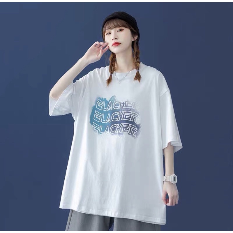 Áo phông tay lỡ form rộng, áo thun unisex nam nữ chất cotton LL032 | BigBuy360 - bigbuy360.vn