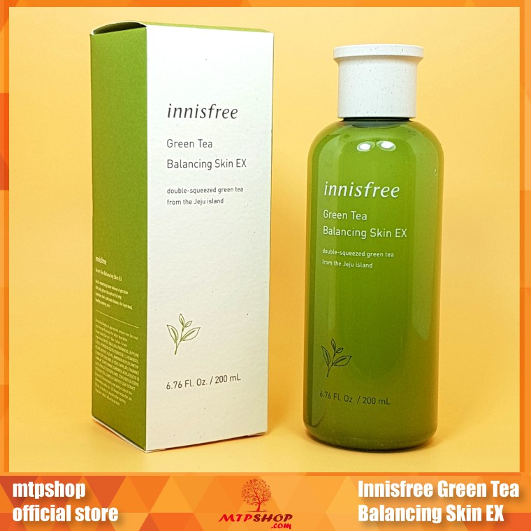 Nước Hoa Hồng Innisfree Green Tea Balancing Skin EX 200ML