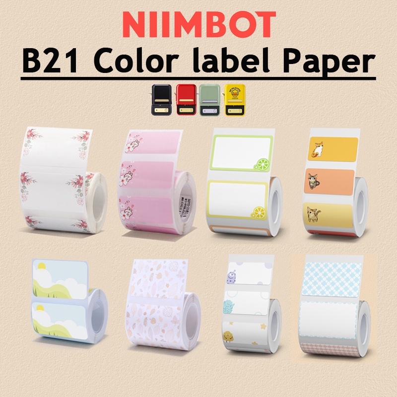 Giấy nhãn in nhiệt NIIMBOT B21/ B3S sử dụng tiện lợi cao cấp