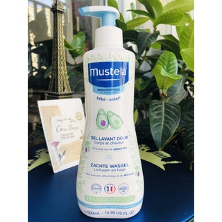 Sữa tắm gội toàn thân cho bé Mustela 500ml - hàng nội địa Pháp