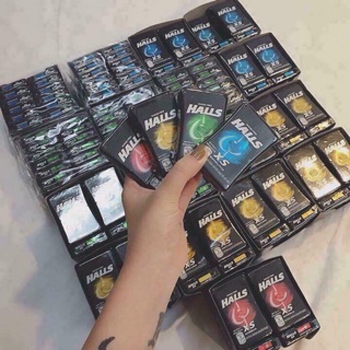 Kẹo ngậm cai thuốc lá Halls thái lan