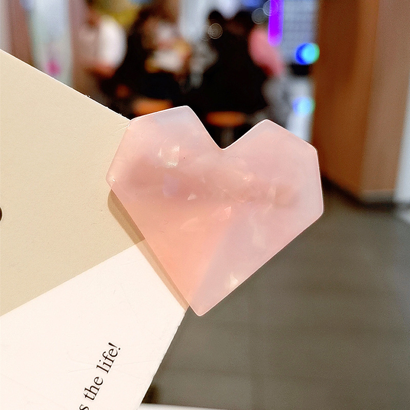 Kẹp tóc hình trái tim đính sequin lấp lánh