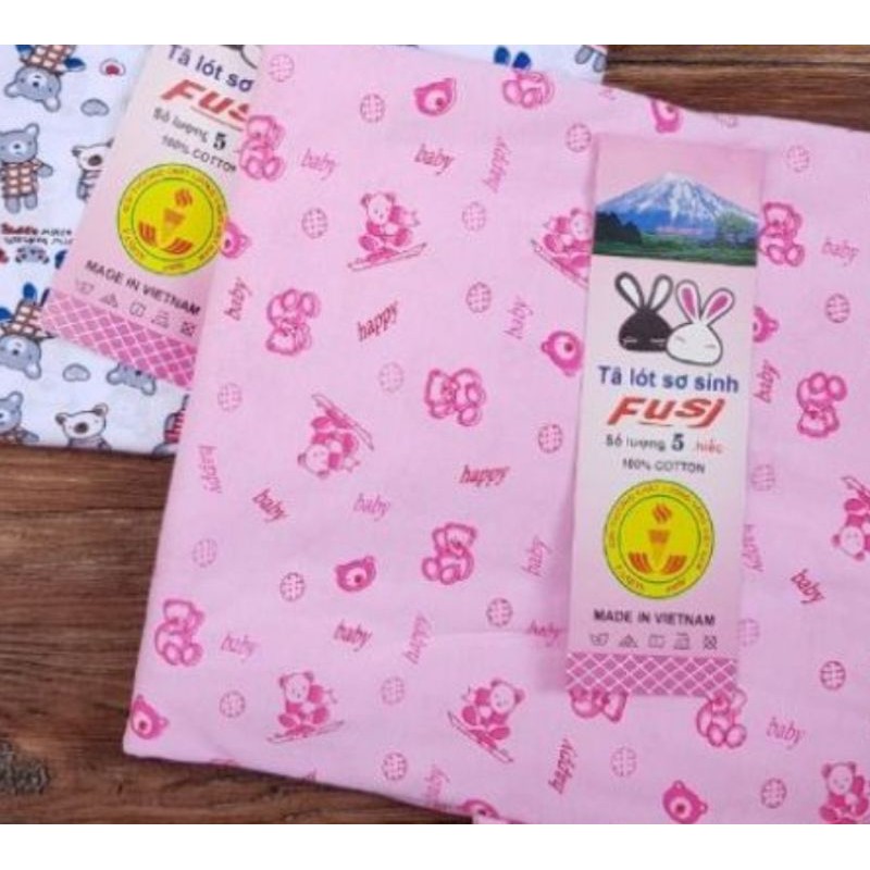 5 Chiếc Tã Vuông Cotton Họa Tiết Cho Bé Hàng Đẹp / Nhiều Mẫu