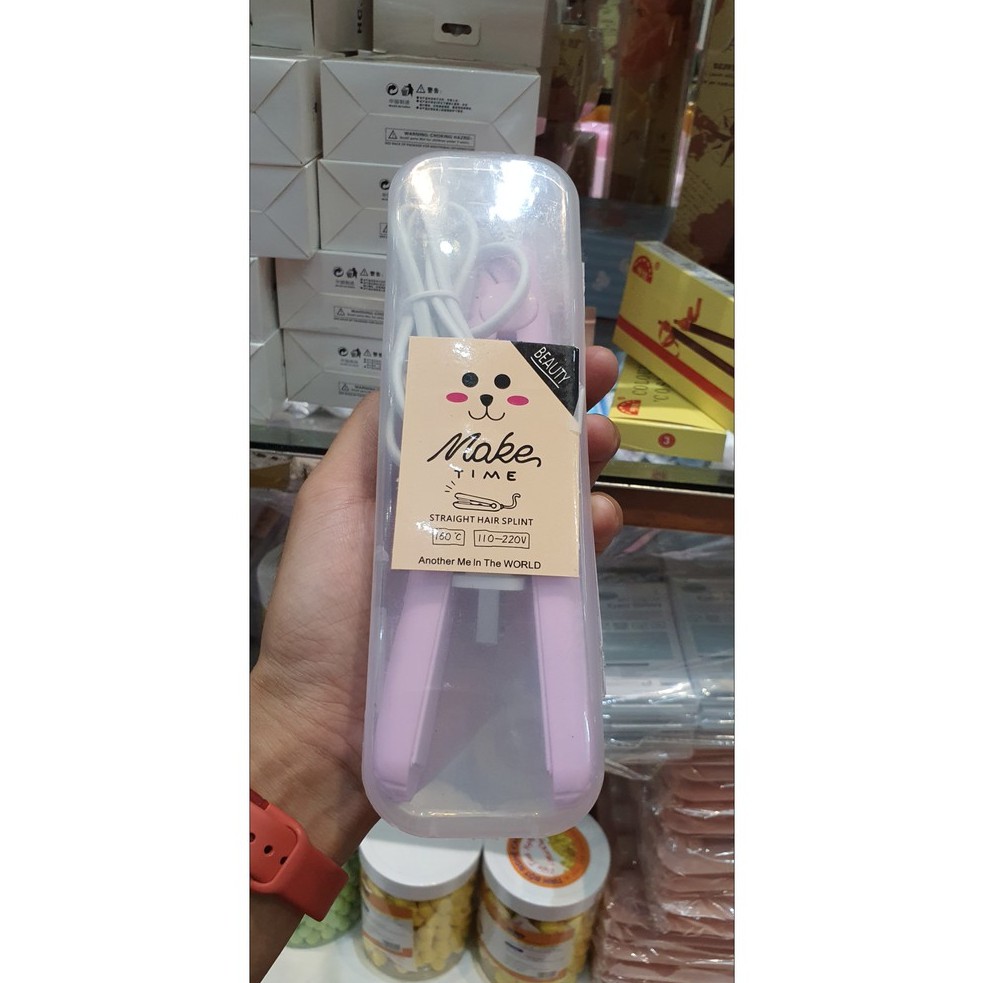 Máy Ép, Uốn, Duỗi, Là Tóc  Mini Make Time Hàng Đẹp