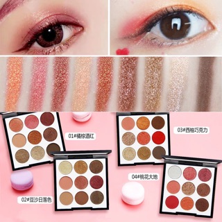 Phấn Mắt Novo 9 Ô Shimmer Eyeshedow