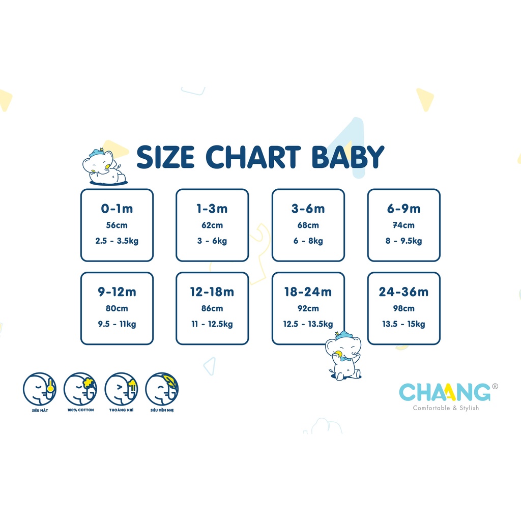 Set Body chip Chaang cho bé trai và bé gái nhà bạn 0-3M  và 3-6M