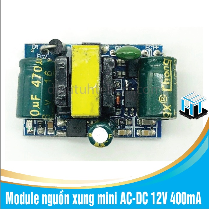 Module nguồn xung mini AC-DC 12V 400mA chất lượng cao