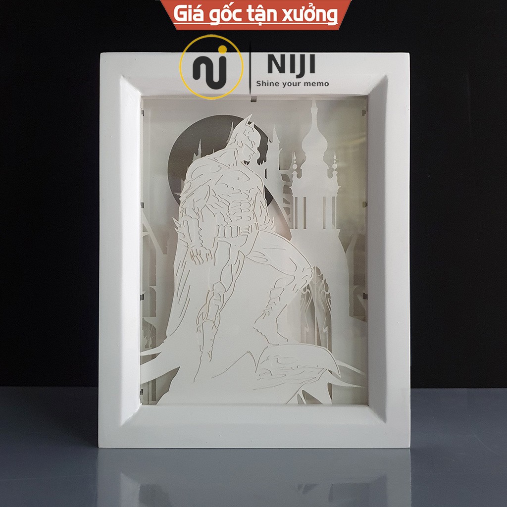 Đèn ngủ 3D BatMan, Superman, siêu anh hùng, sản xuất thủ công - Chính hãng 𝑵𝑰𝑱𝑰 𝑮𝒊𝒇𝒕 | BigBuy360 - bigbuy360.vn