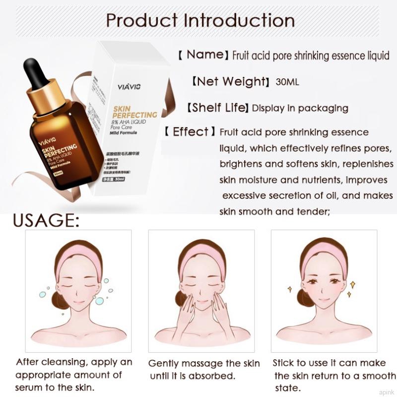 [Hàng mới về] Dung dịch acid trái cây thu hẹp lỗ chân lông tẩy mụn đầu đen + tàn nhang | BigBuy360 - bigbuy360.vn