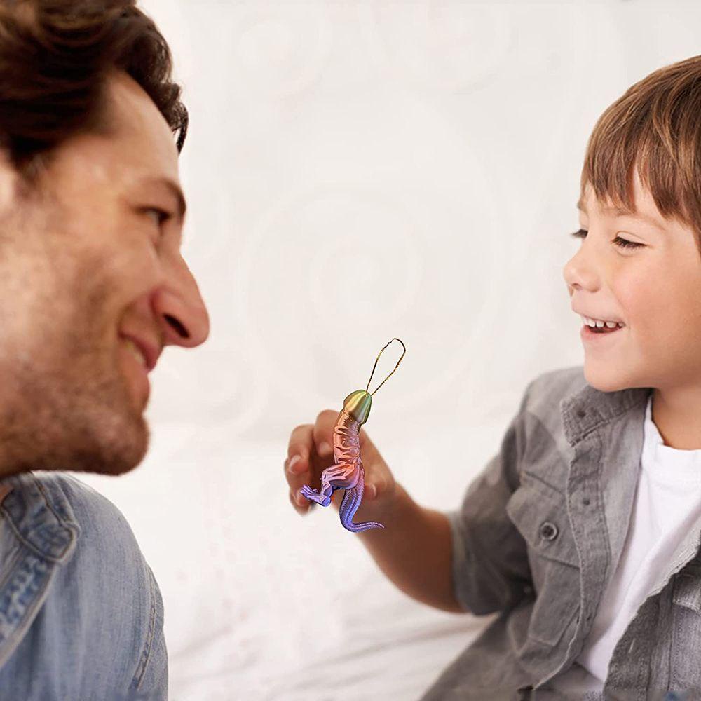 Let Ding Ding Khủng Long Thủ Công Treo Gương Chiếu Hậu Trang Trí Nội Thất