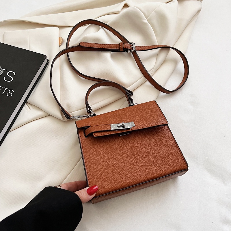 Ielgy Túi Đeo Chéo Nhỏ Hình Vuông Phong Cách vintage Phương Tây Cho Nữ