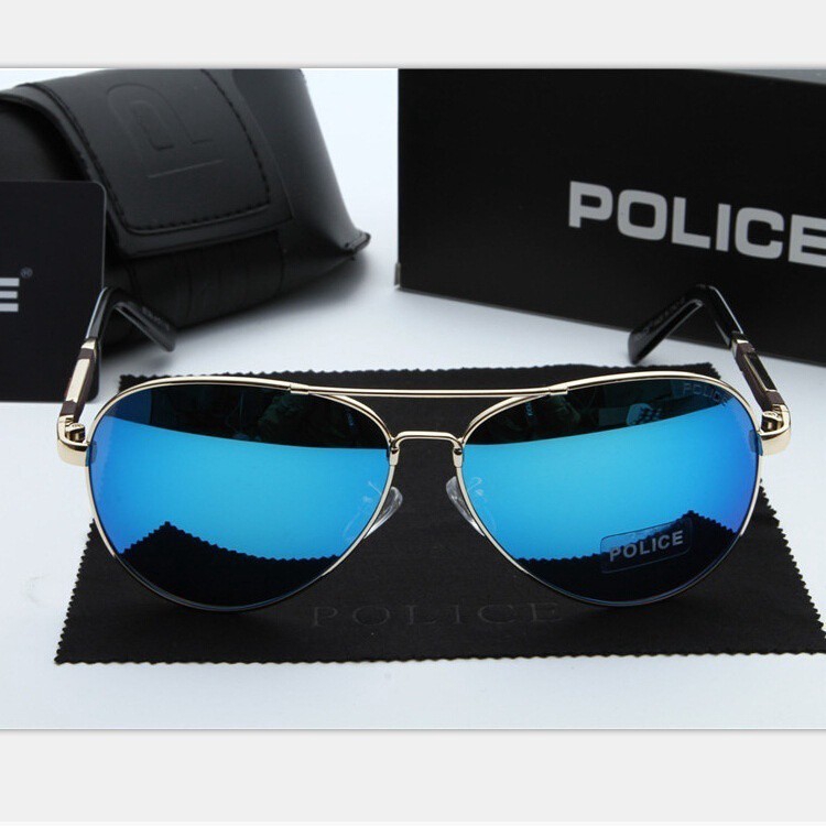 POLICE Polarized Fashion Cool Men Outdoor Metal Frame Sunglasses