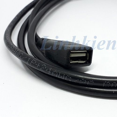 Cáp USB Đực Sang USB Cái Màu Đen Dài 1.5m