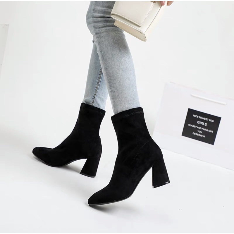 BOOT DA LỘN ĐẾ ĐỎ KÉO KHOÁ | BigBuy360 - bigbuy360.vn