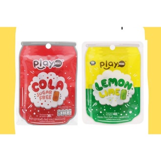 1 gói kẹo dẻo lemon lime / cola play thái lan 36g