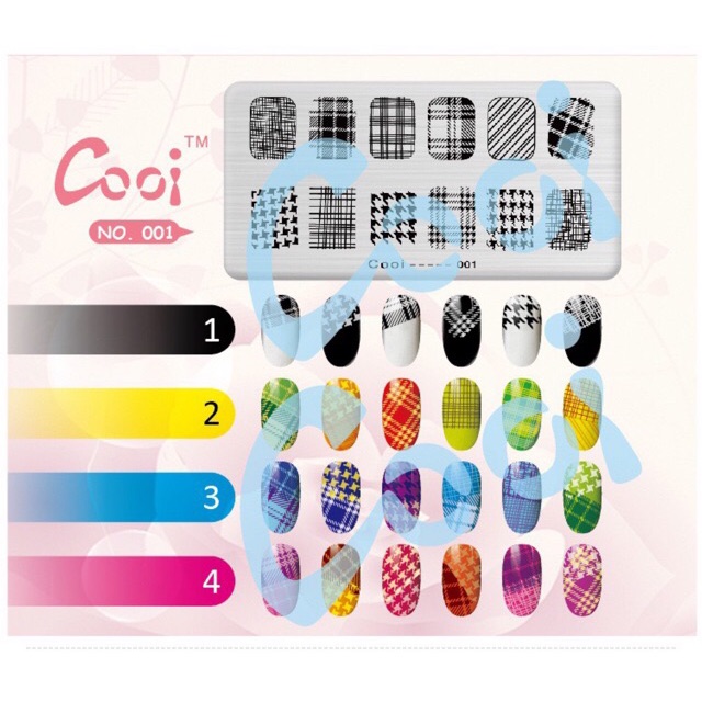 Khuôn mẫu các hình in móng ( mã 1-16)