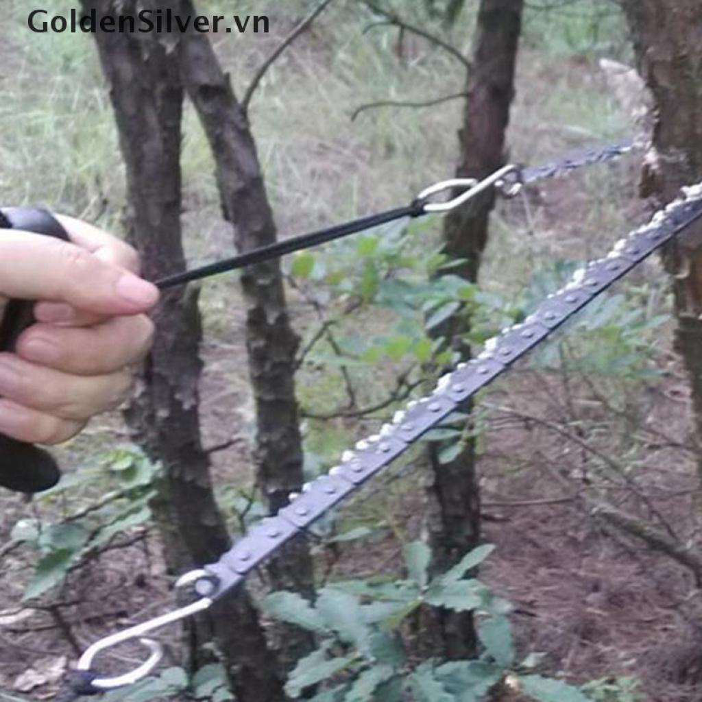 Cưa xích sinh tồn cầm tay bằng thép có thể gập lại tiện lợi