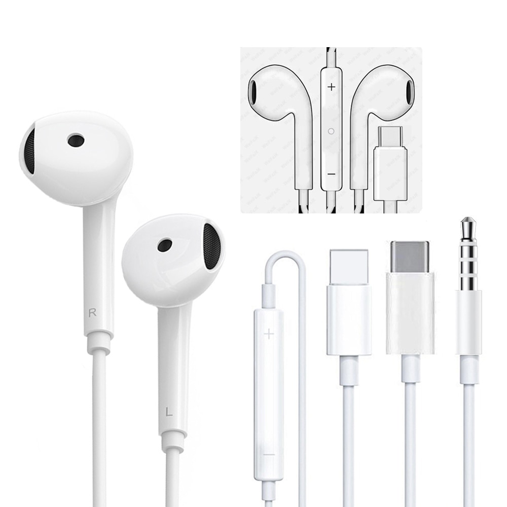 Tai Nghe Có Dây Chống Ồn Dành Cho iPhone SE 13 12 11 7 8 Plus XS MAX Pro Samsung Xiaomi Huawei